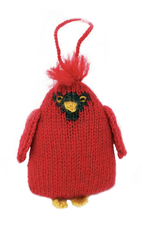 Melange Red Cardinal Ornament