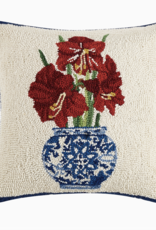 Chinoiserie Amaryllis Pillow