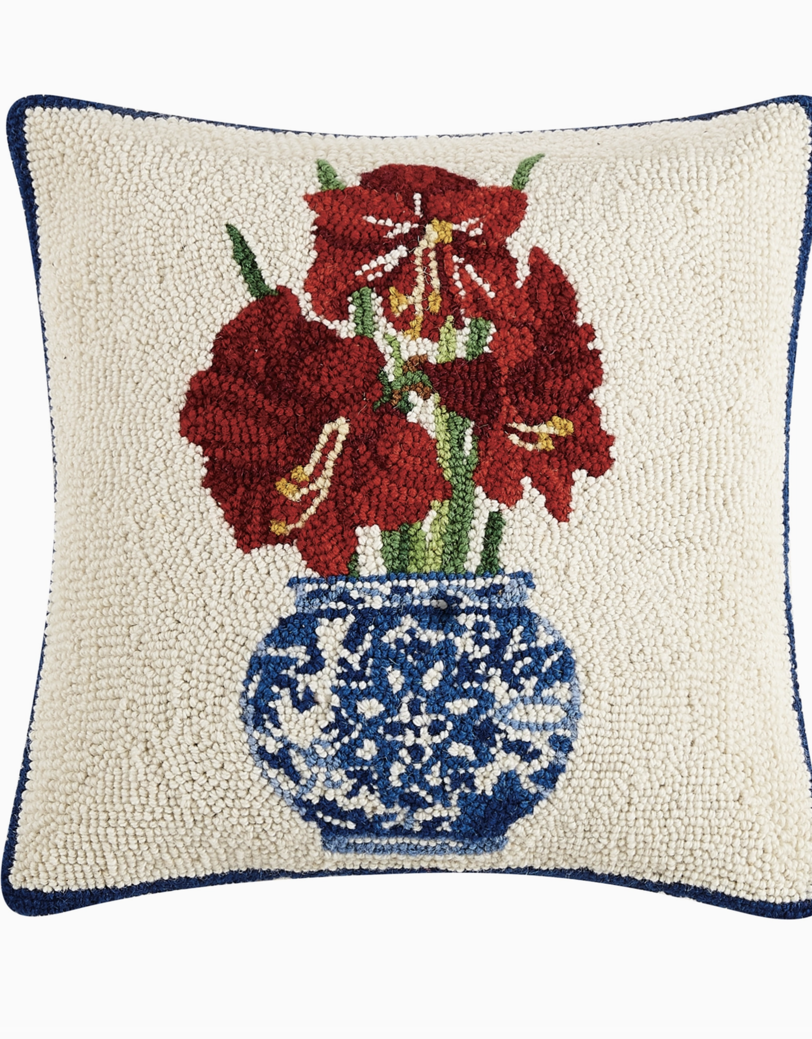 Chinoiserie Amaryllis Pillow