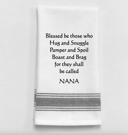 Wild Hare Designs Towel  Blessed Be Nana