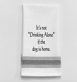Wild Hare Designs Towel Not Drinking Alone