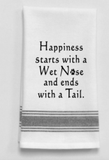 Wild Hare Designs Happiness Starts with a Wet Nose Ends with a Tail
