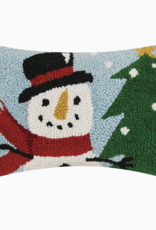 Pillow Snowman Xmas Tree 8x12