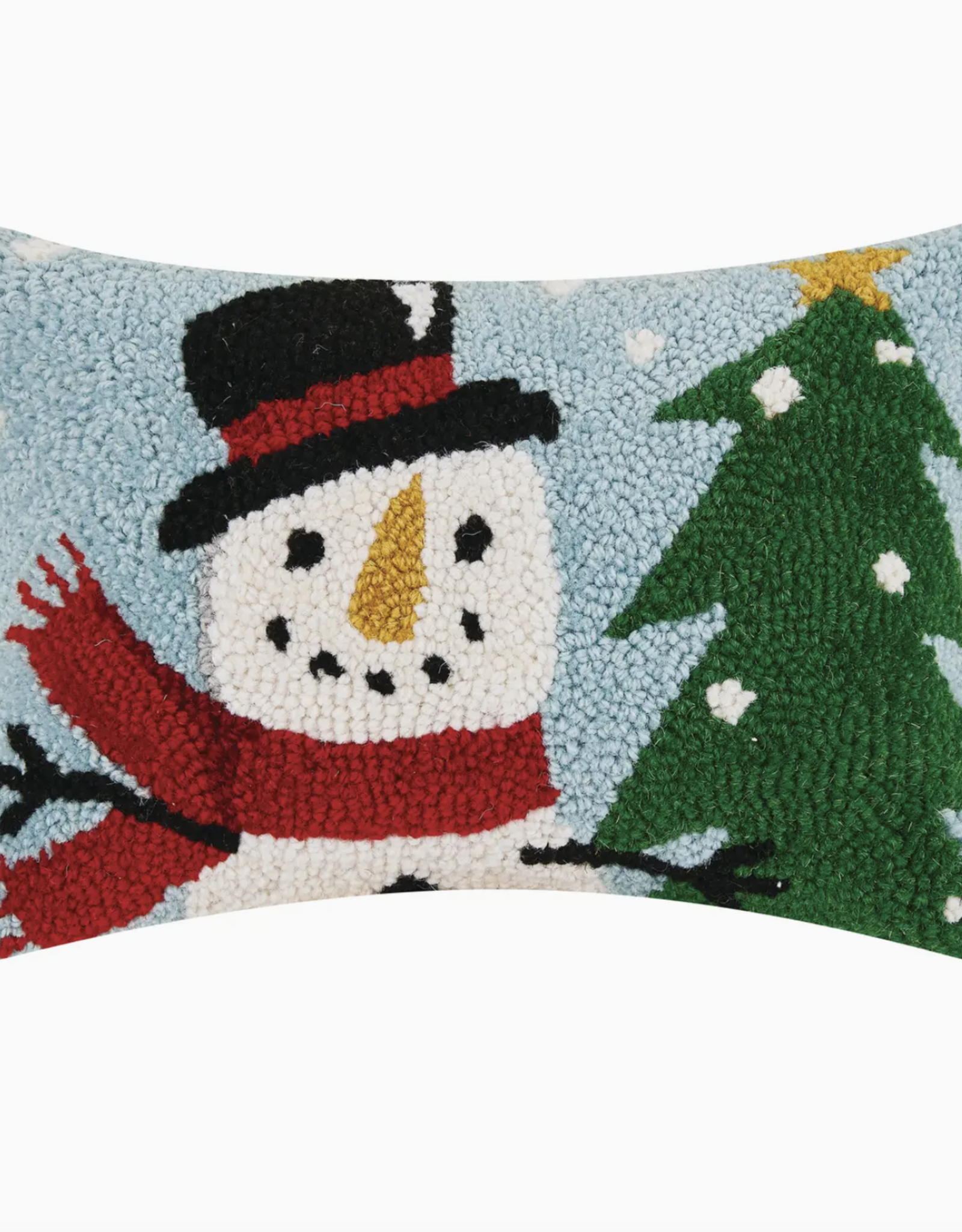 Pillow Snowman Xmas Tree 8x12