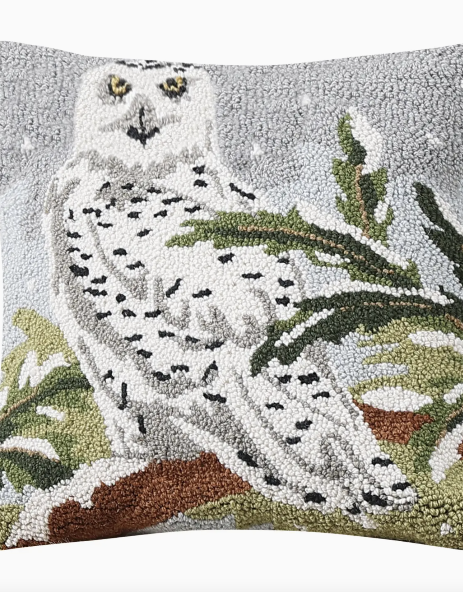 Snowfall Owl Pillow