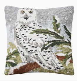 Snowfall Owl Pillow