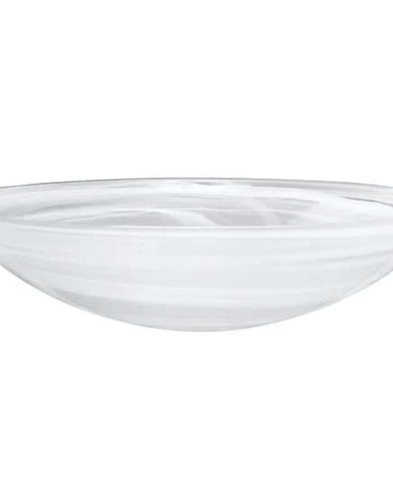 Mariposa Alabaster White Serving Bowl xx