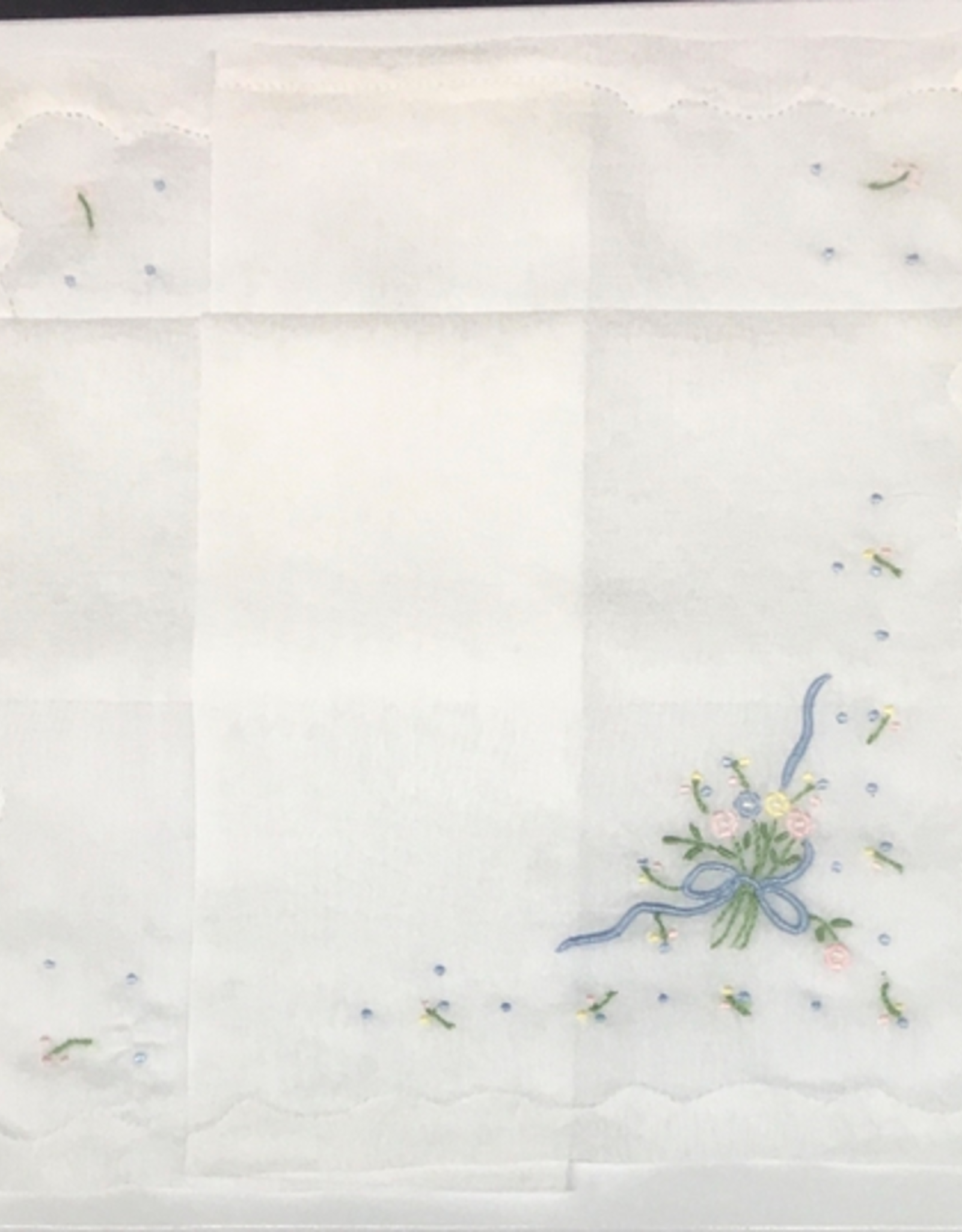 gerbrend Creations Hankie Pastel Embroidery Hankie