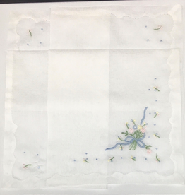 gerbrend Creations Hankie Pastel Embroidery Hankie