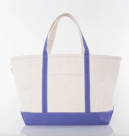 CB Station Large Canvas Tote Violet