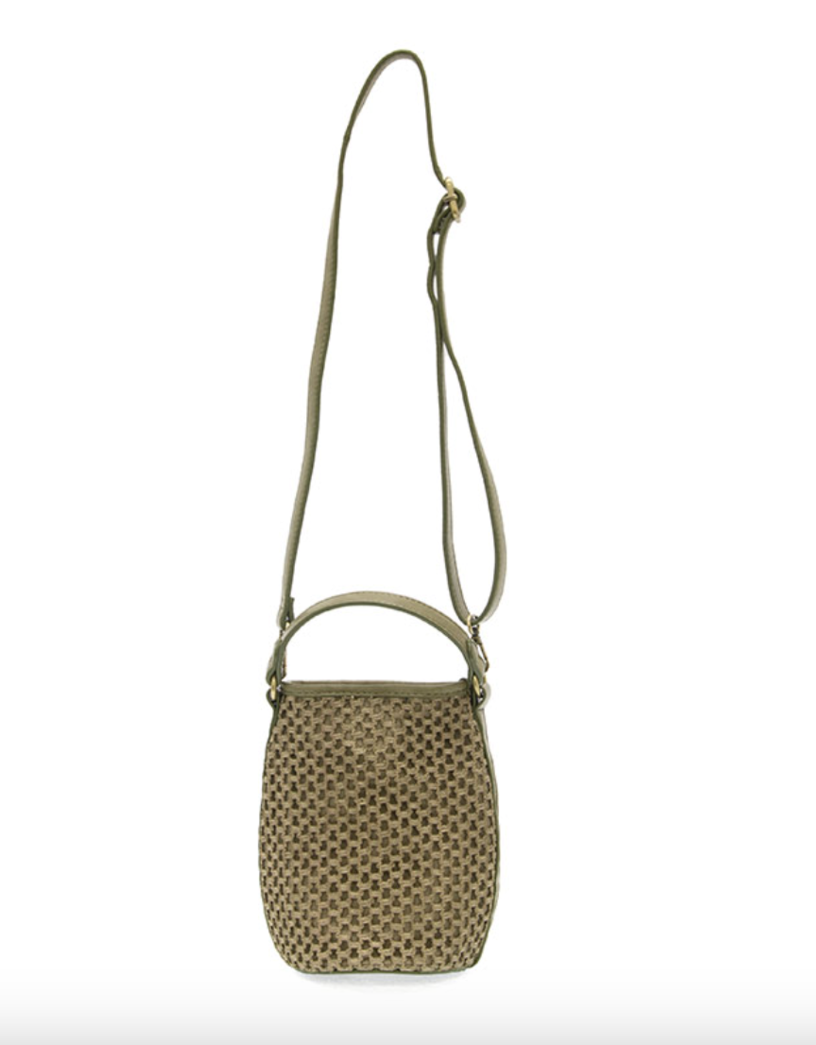Joy Susan Khaki Kaia Open Weave Crossbody