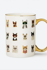 Rifle Paper Cool Cats Porcelain Mug