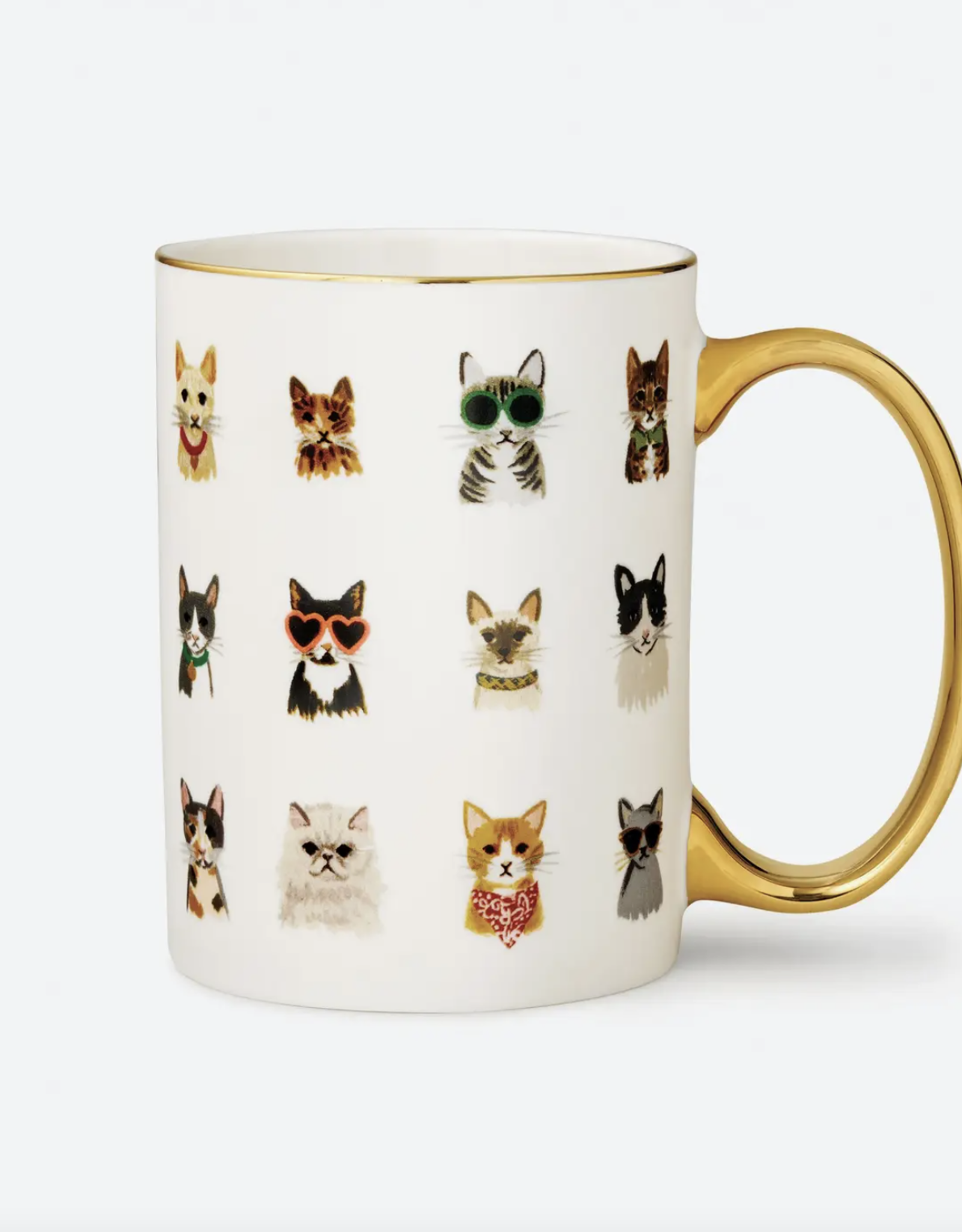 Rifle Paper Cool Cats Porcelain Mug