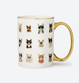 Rifle Paper Cool Cats Porcelain Mug
