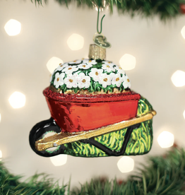 Old World Christmas Wheelbarrow Ornament