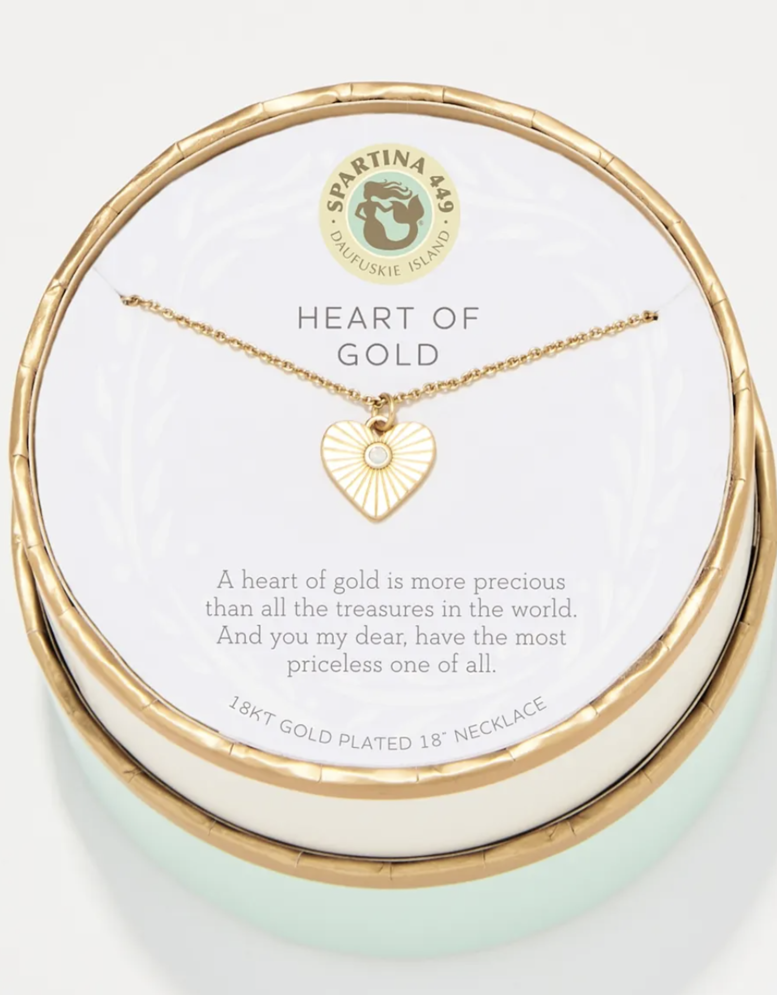 Spartina Heart of Gold Necklace