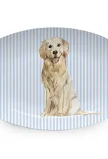 Mariposa Best Friends Golden Retriever Platter