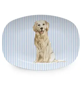 Mariposa Best Friends Golden Retriever Platter