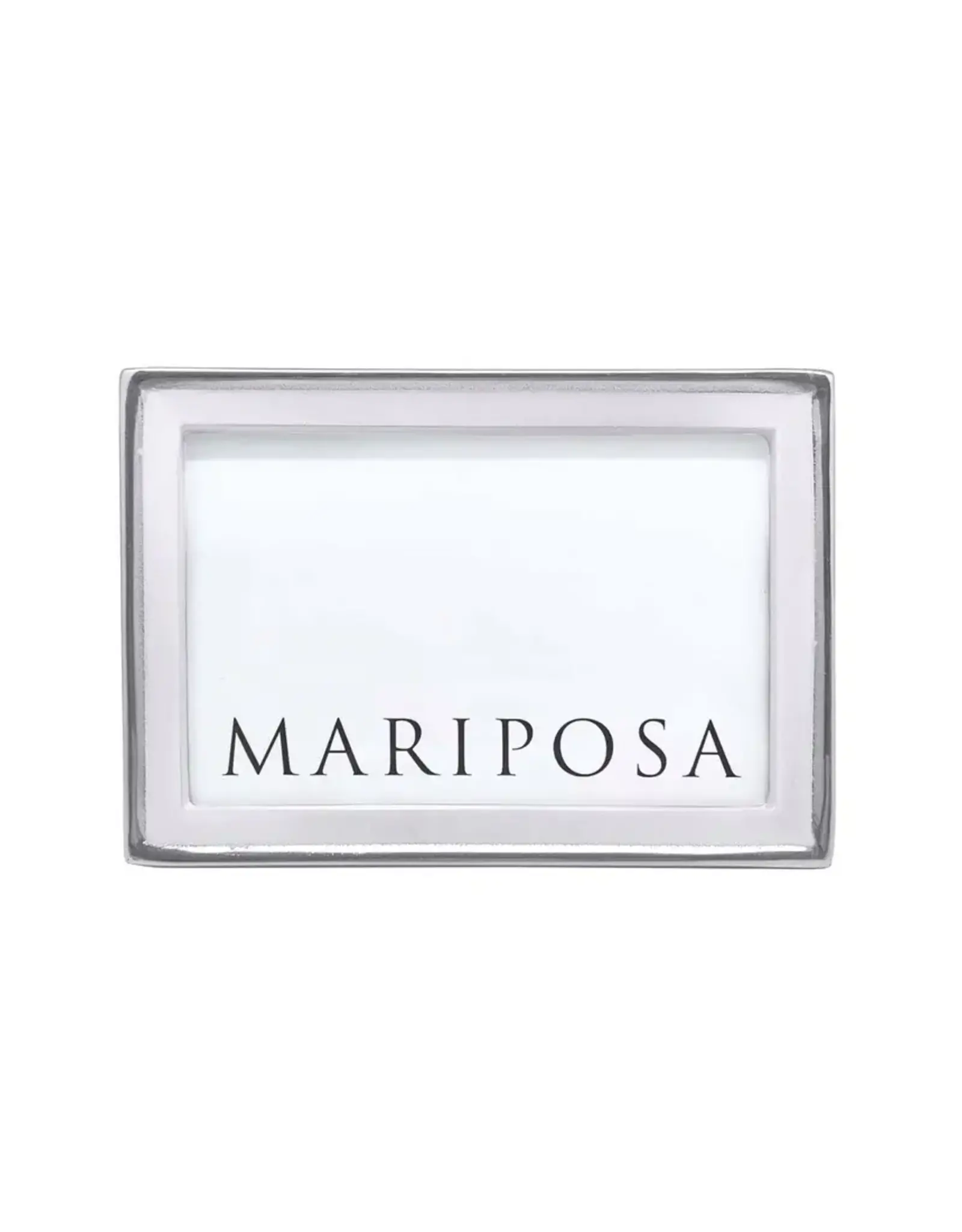Mariposa Signature White 4x6 Frame