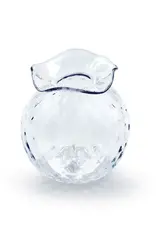 Mariposa Clear Pineapple Texture Bud Vase