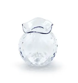 Mariposa Clear Pineapple Texture Bud Vase