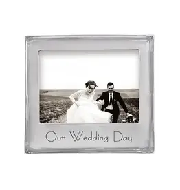 Mariposa Our Wedding Day Signature 5x7 Frame