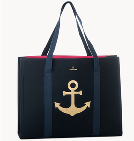 Spartina Navy Carry All Tote Anchor