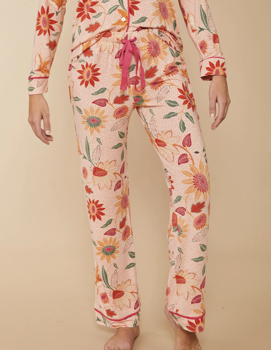 Pajama Pant Boho Floral The Initial Choice