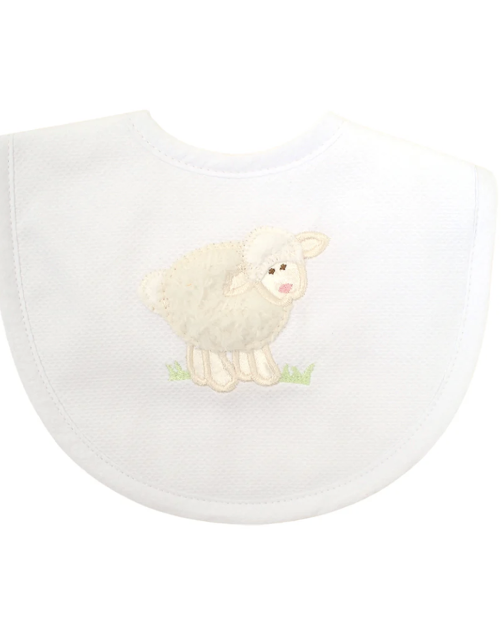 Three Marthas Basic Bib White Lamb xx