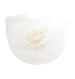 Three Marthas Basic Bib White Lamb xx