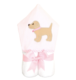Three Marthas Everykid Towel Pink Puppy