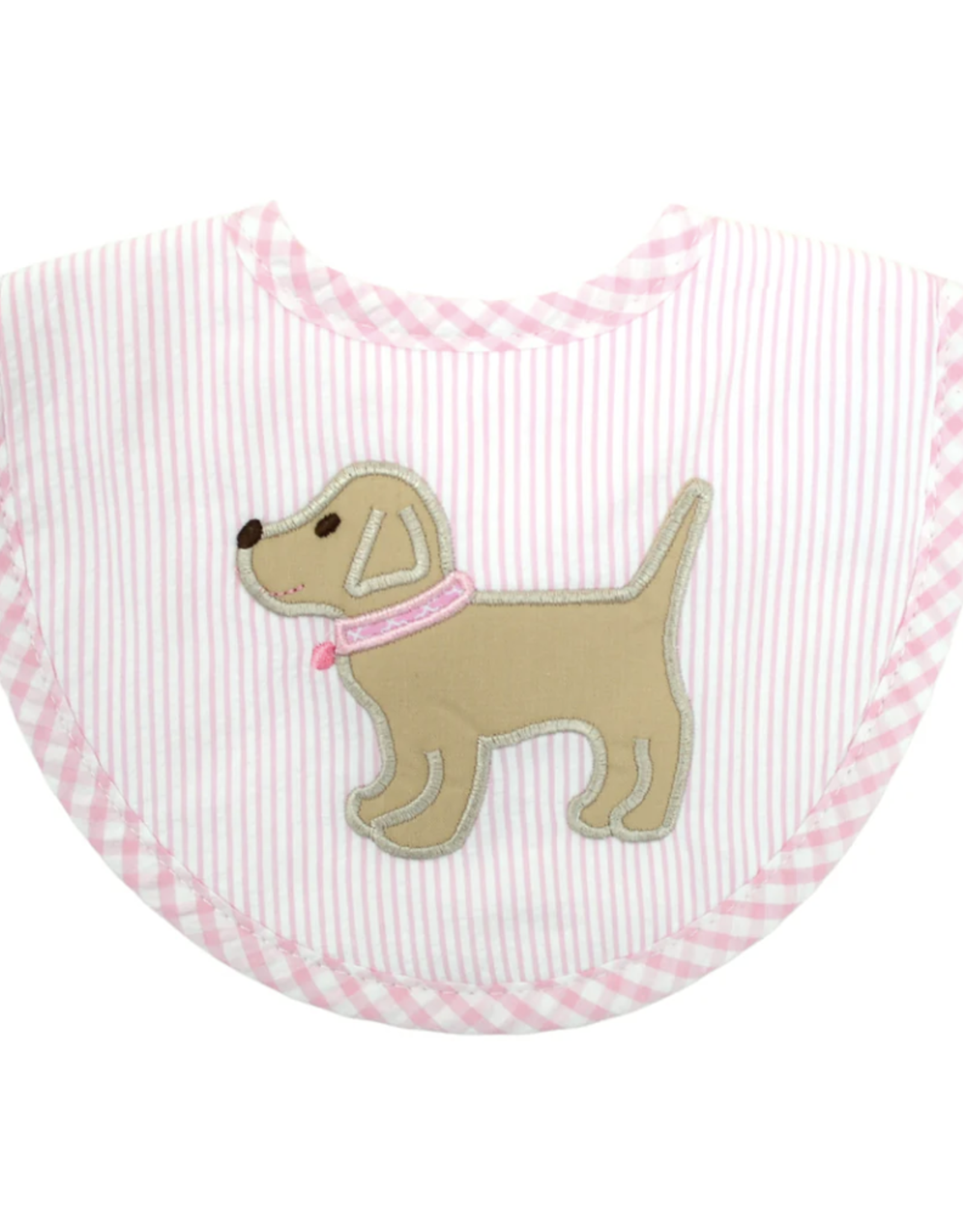 Three Marthas Basic Bib Pink Puppy
