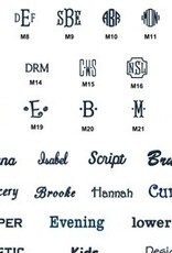 Three Marthas Everykid Towel Two Color Butterfly