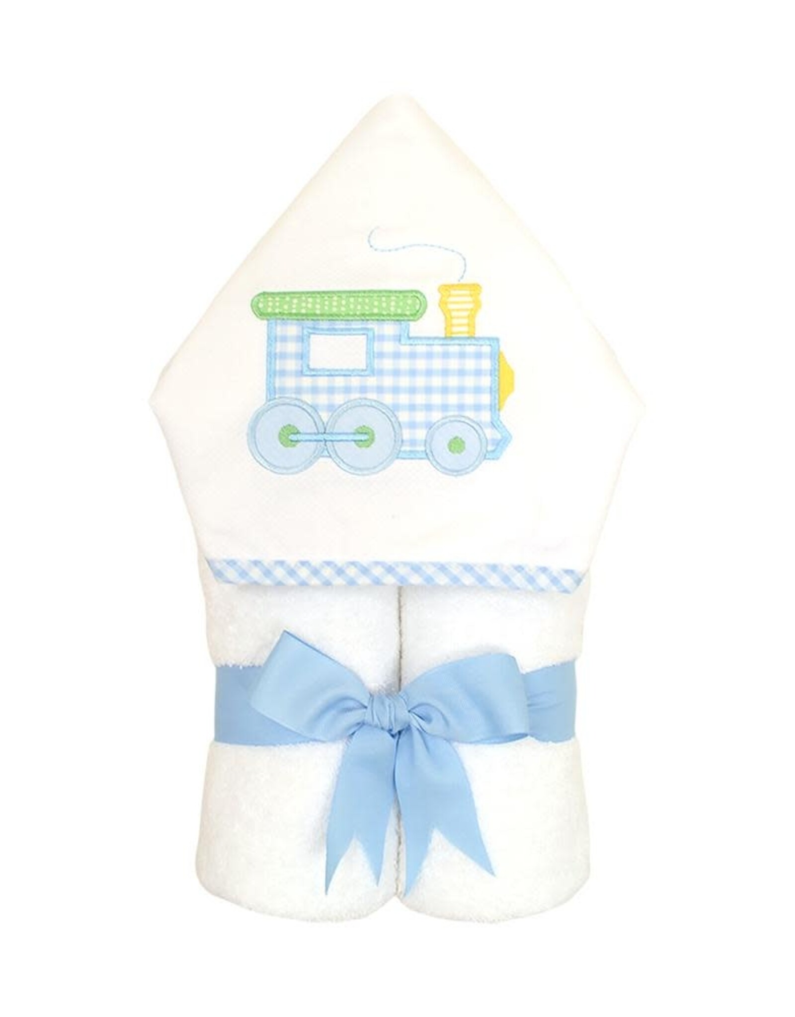Three Marthas Everykid Towel Blue Train