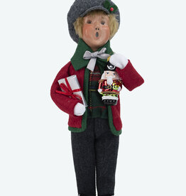 Byer's Choice Glass Ornament Boy
