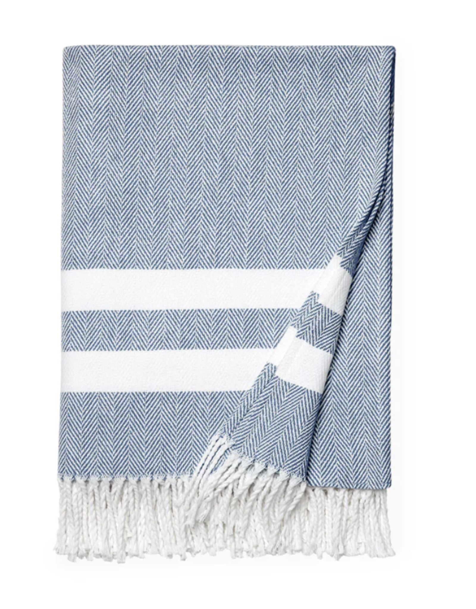 Sferra Aurora Throw Navy