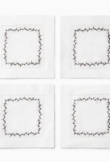 Sferra Luci Cocktail Napkins Set/4