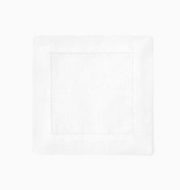 Sferra Linen Dinner Napkins White Set 4