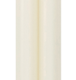 Caspari White Duet Crown Candles Pair