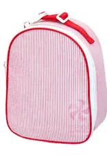 Mint Gumdrop Red Seersucker