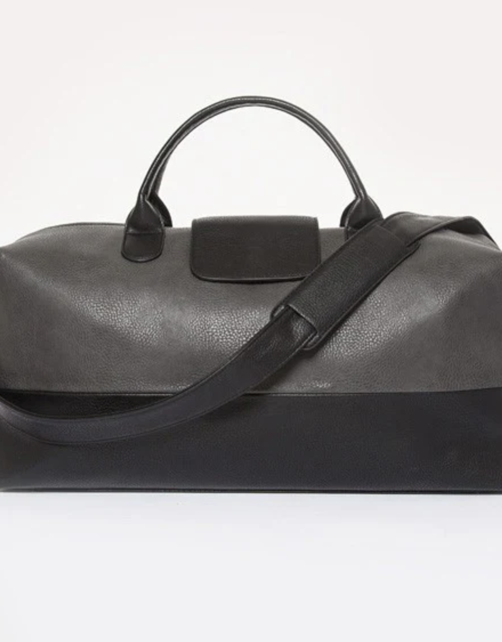 Brouk & Co Alpha Leather Duffel Bag Grey