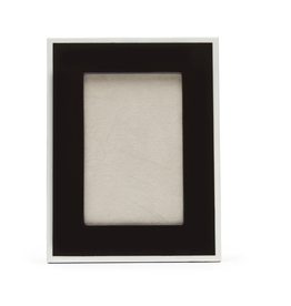 Brouk & Co Laurel Frame 4x6 Black/White