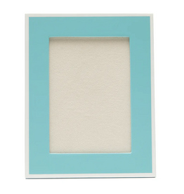 Brouk & Co Laurel Frame 4x6 Baby Blue/White xx