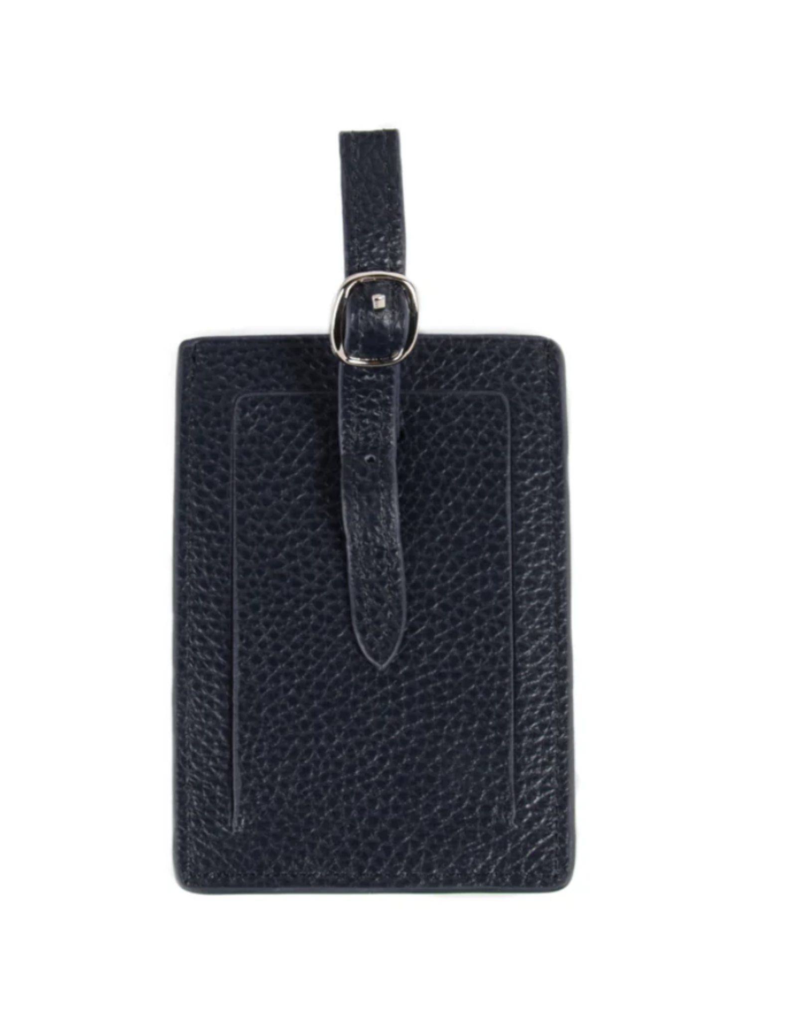 Brouk & Co Stanford Leather Luggage Tag Blue