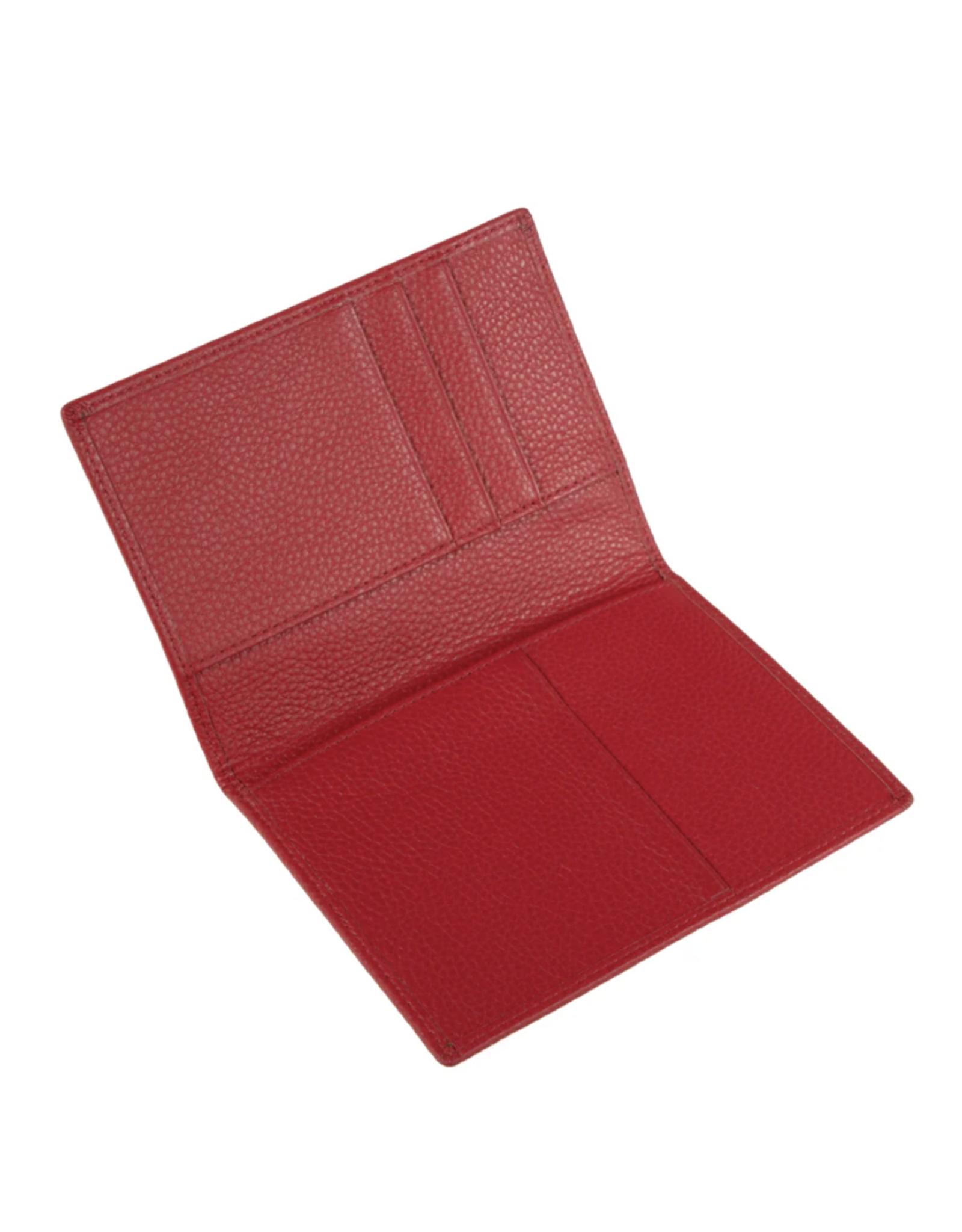 Brouk & Co Stanford Passport Holder Red