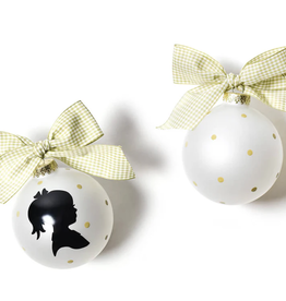 Coton Colors Ornament Girl Silhouette