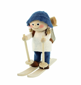 Nordic Dreams White Girl w/skis