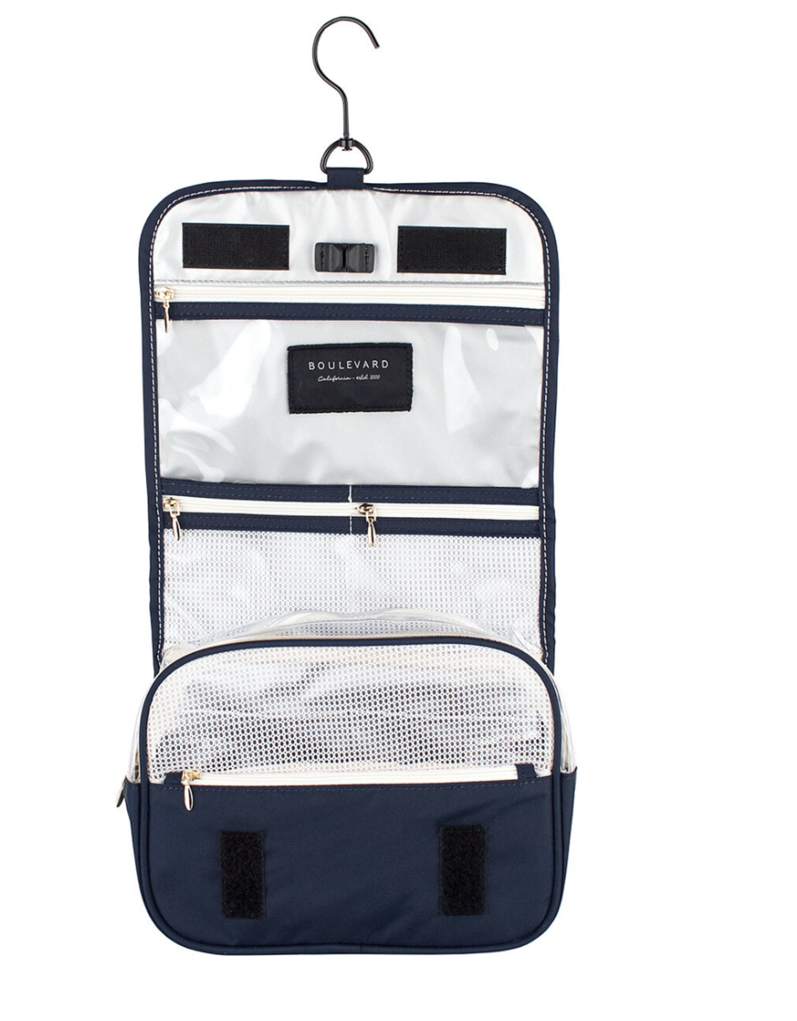 Boulevard Felix Toiletry Bag- Navy w/ Anchor