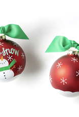 Coton Colors Ornament Snowman Let It Snow xx