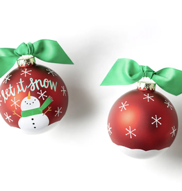 Coton Colors Ornament Snowman Let It Snow xx